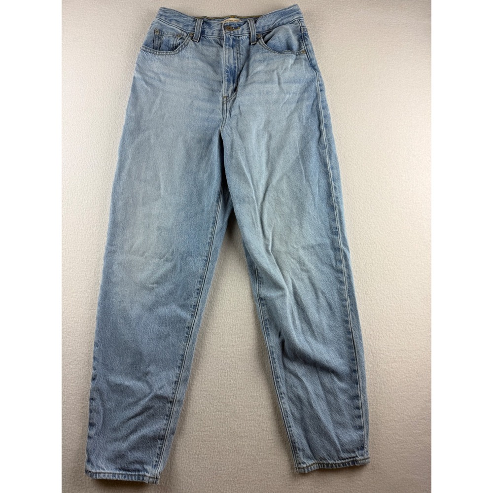 Levis Premium High Loose Taper Jeans Women's 26 Light Wash Denim High Rise